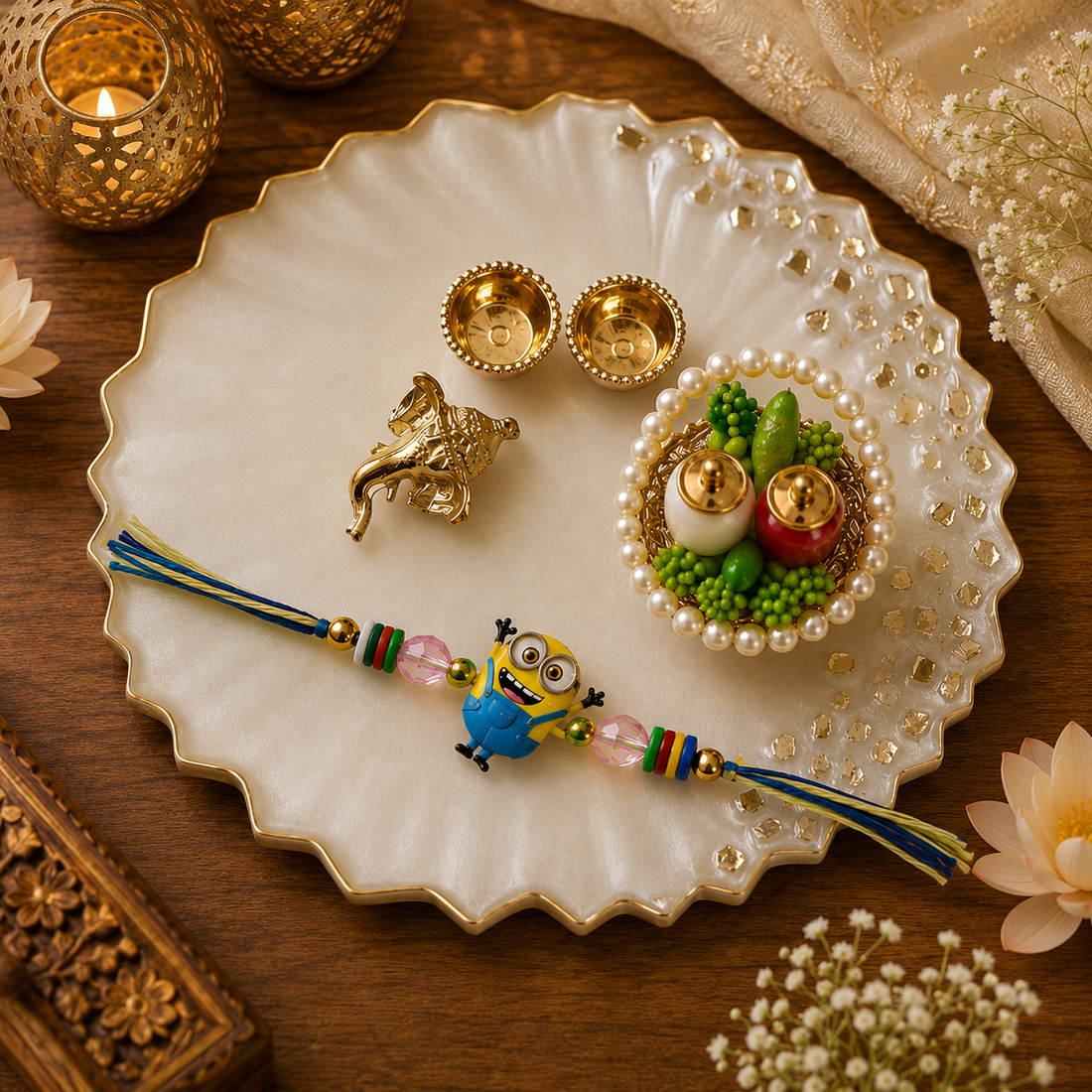 Kamdhenu Kripa Rakhi Combo by Suryatra