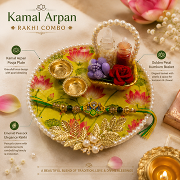 Kamal Arpan Rakhi Combo by Suryatra