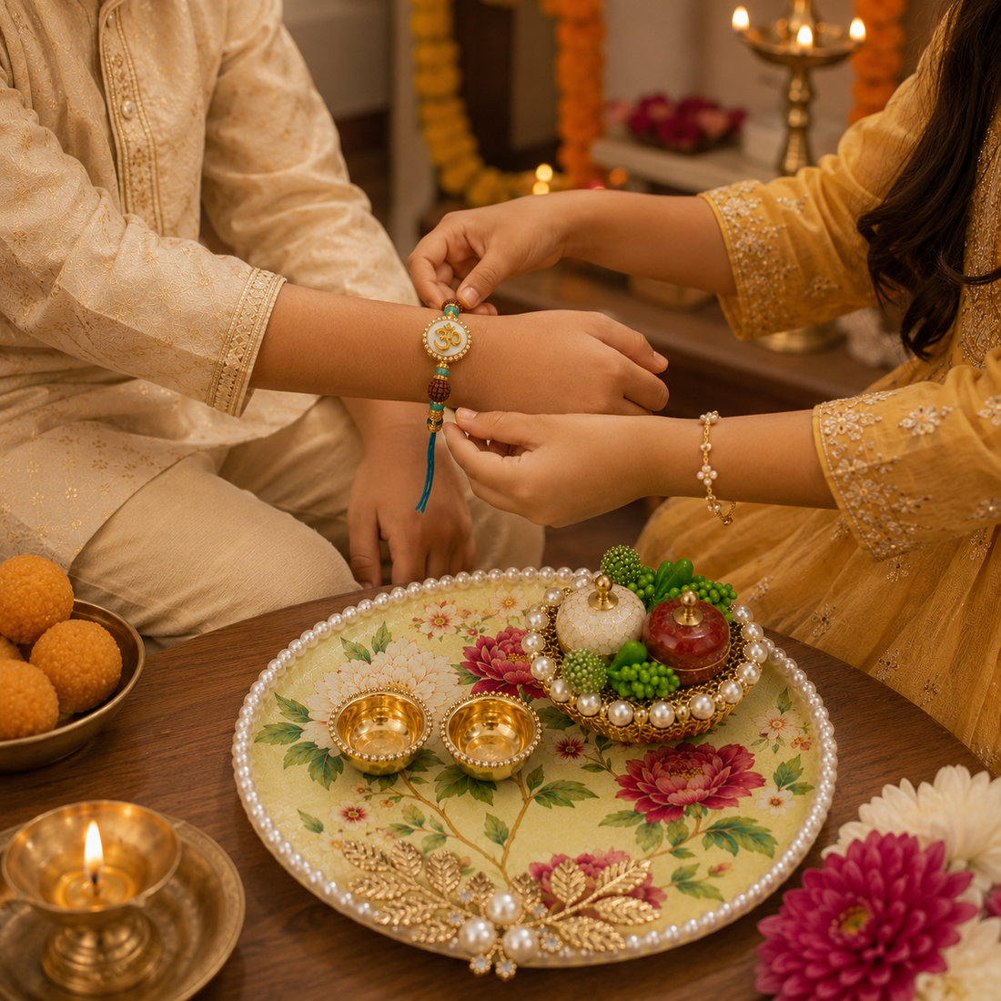Kusumanjali Rakhi Combo by Suryatra