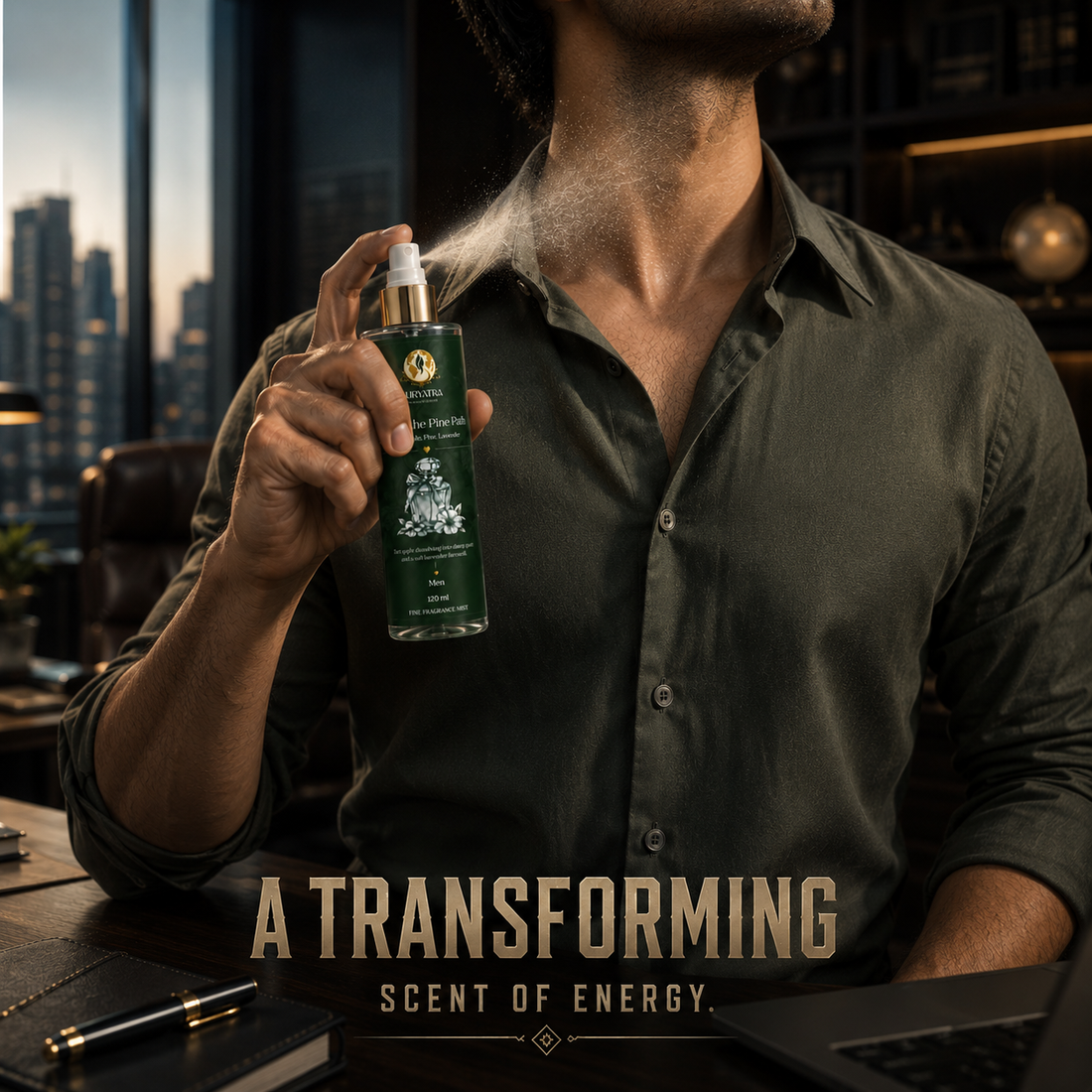 Lost in the Pine Path Luxury Fragrance Mist by Suryatra