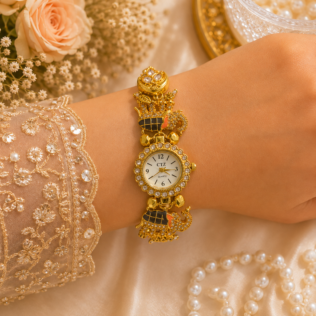 Black Elephant Royale Watch by Suryatra