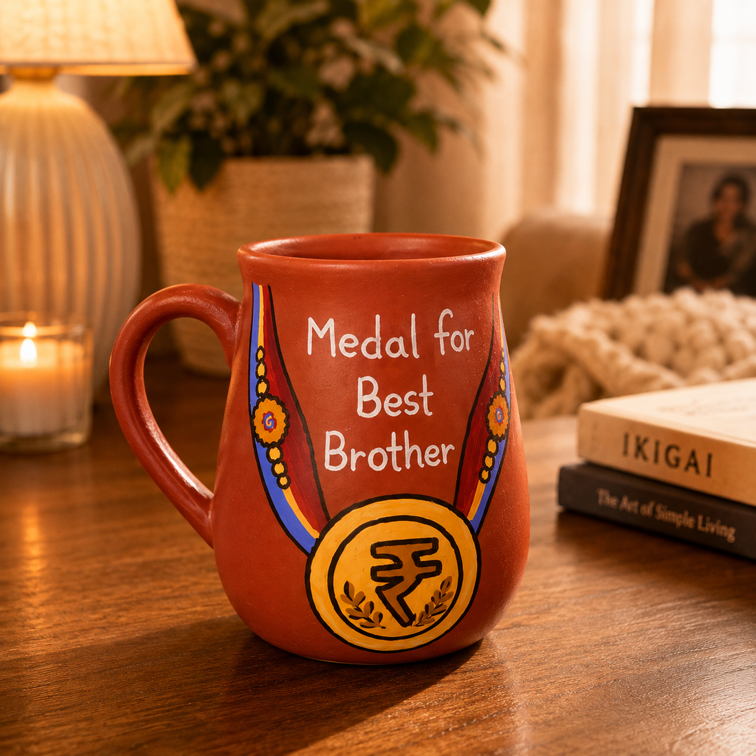 Medal for Best Brother, Set of 2, by Suryatra