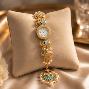 Pastel Bloom Royale Watch By Suryatra