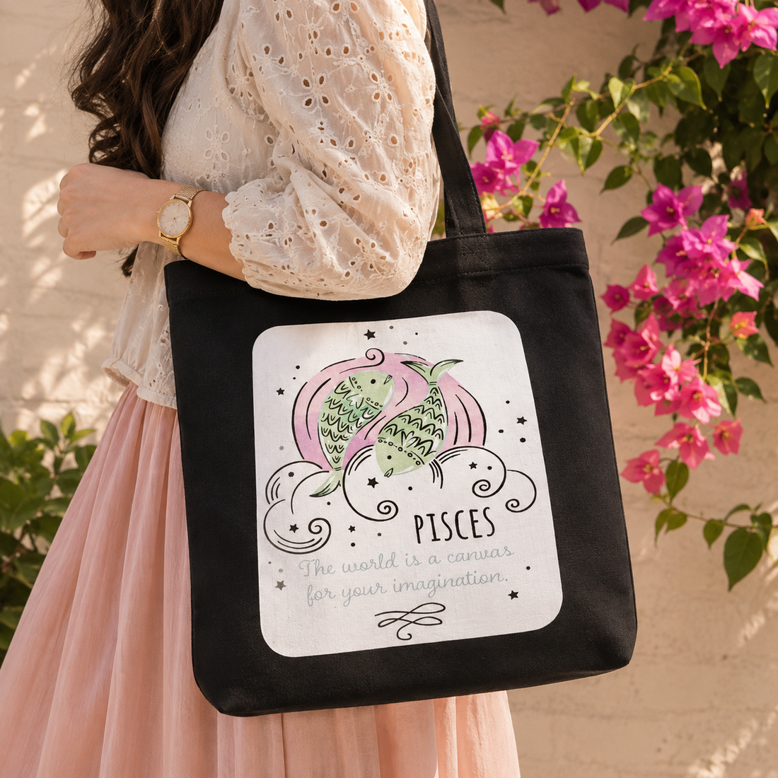 Pisces Tote Bag by Suryatra