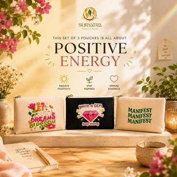 Positive Energy Pouch Collection by Suryatra