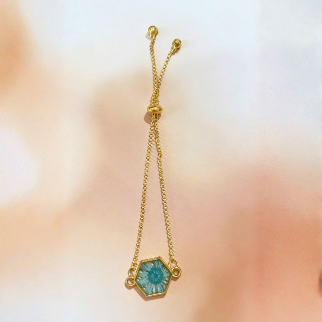 Eternal Bloom Adjustable Floral Bracelet by Suryatra