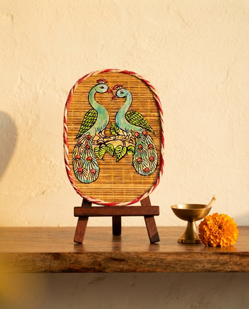 Mayur Milan — The Meeting of Peacocks Bamboo Art