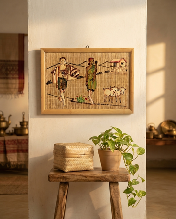 Ghar Phera – The Way Home | Handcrafted Bamboo Wall Art