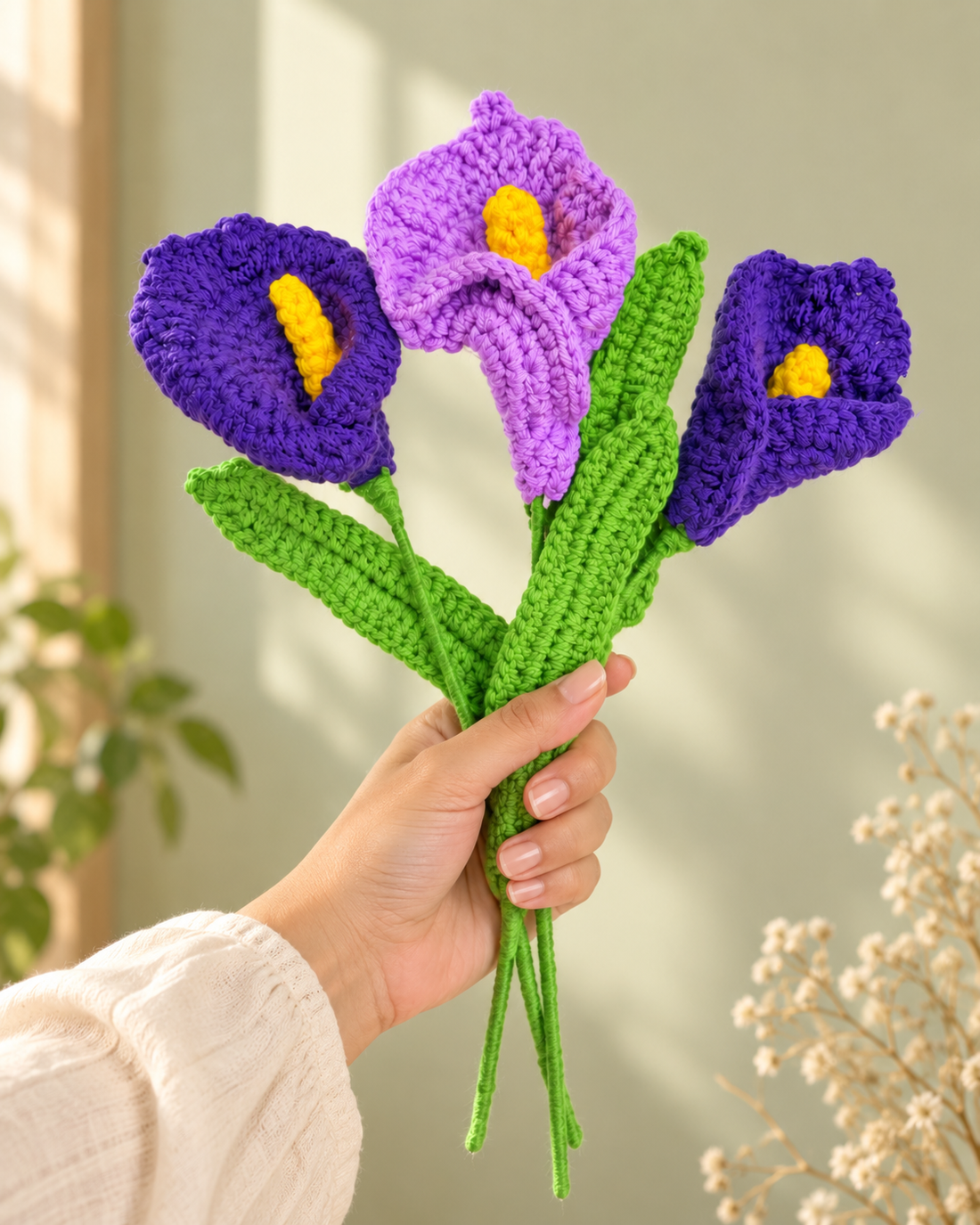 Royal Calla Crochet Flower