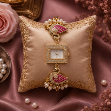 Rose Gilded Reverie Watch By Suryatra