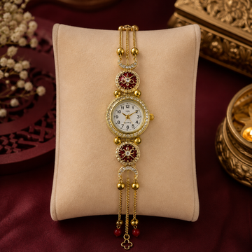 Ruby Royale Charm Watch by Suryatra