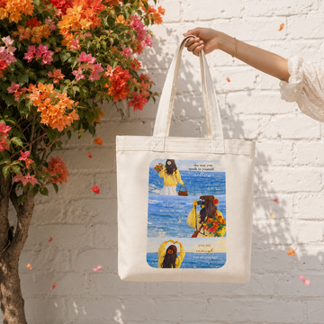 Sea Side Love Tote Bag by Suryatra