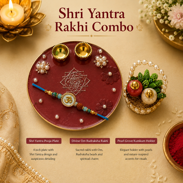 Shri Yantra Rakhi Combo by Suryatra