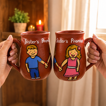 Sister's Promise Mug, Set of 2, by Suryatra