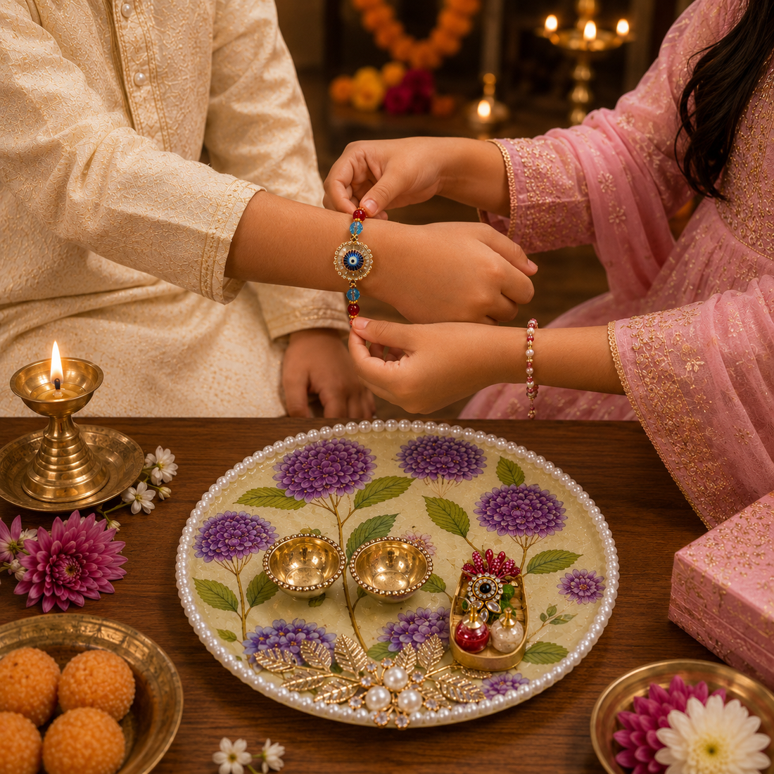 Suman Archana Rakhi Combo by Suryatra