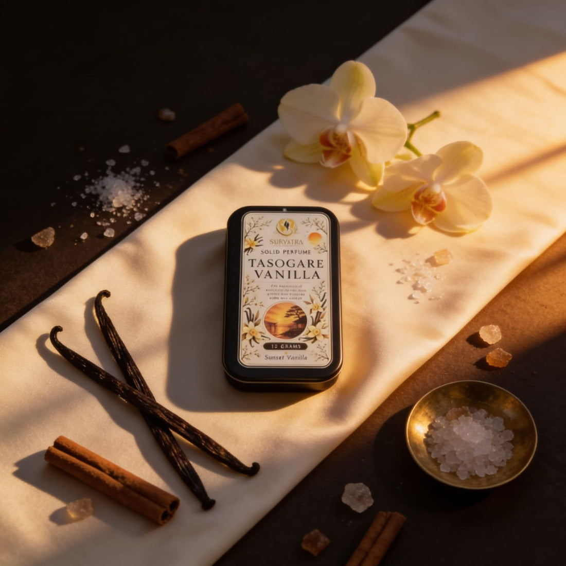 Tasogare Vanilla Solid Perfume by Suryatra