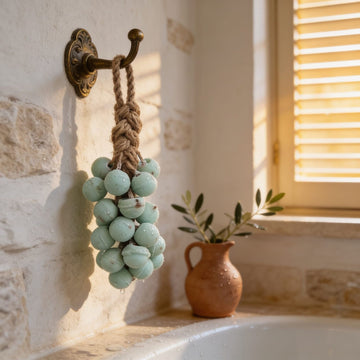 Celeste Mint Hanging Soap by Suryatra
