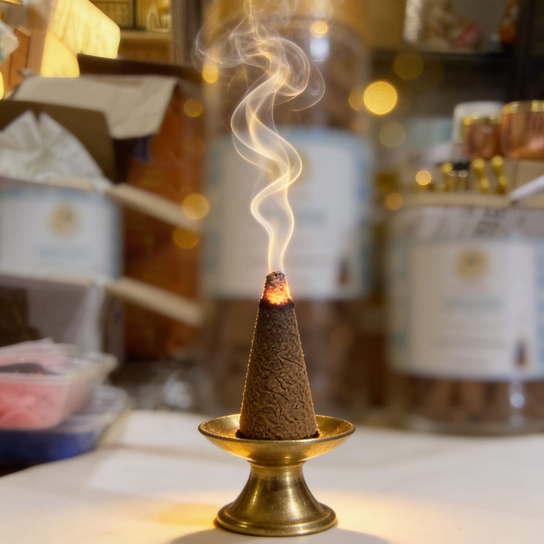 Aqua Dhoop Cones by Suryatra