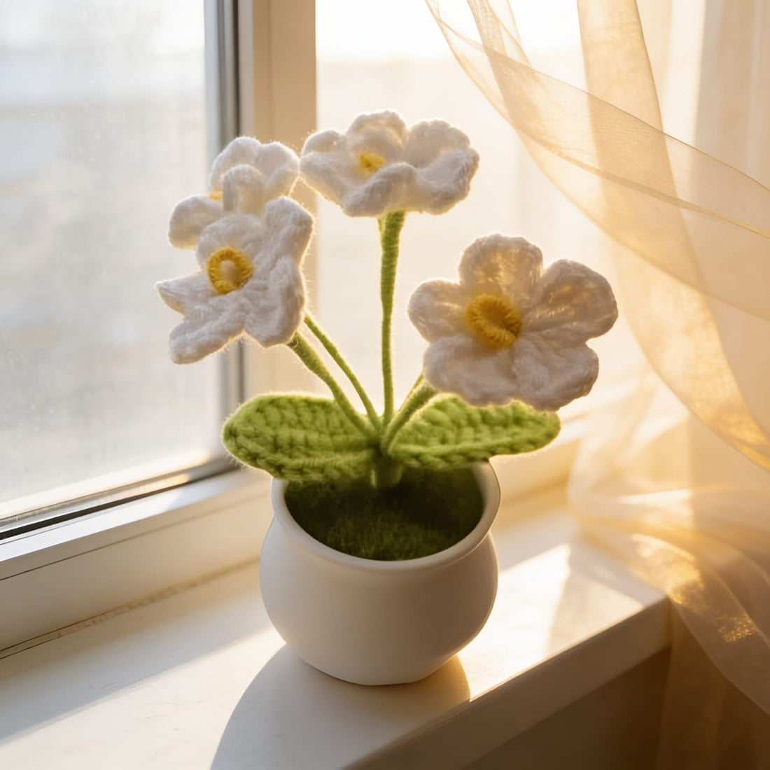 Moonlit Blossom Crochet by Suryatra