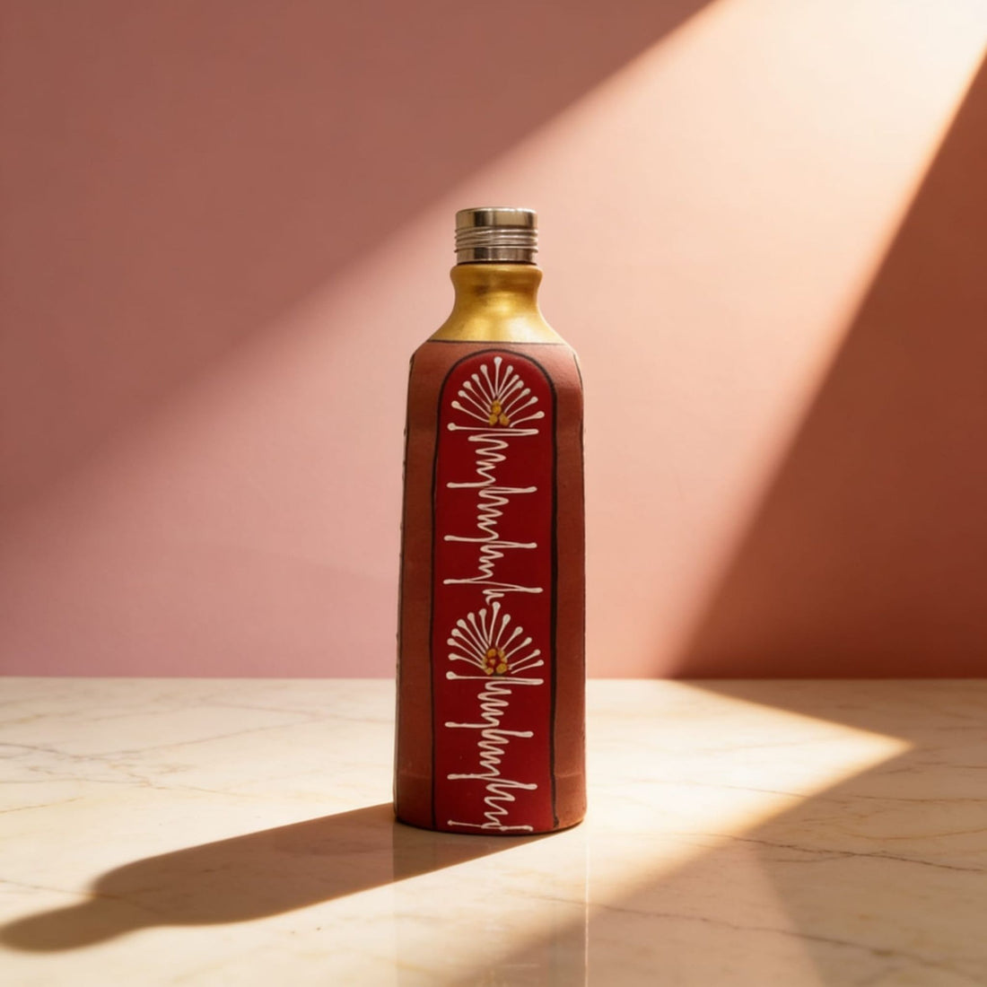 Crimson Rhythm Artisan Bottle by Suryatra