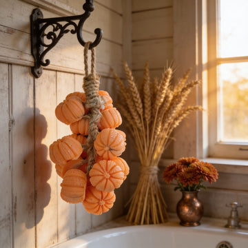 Autumn Pumpkin Hanging Soap by Suryatra
