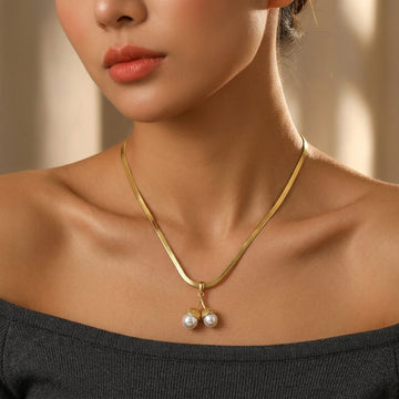 Pearl Grace Pendant Necklace By Suryatra