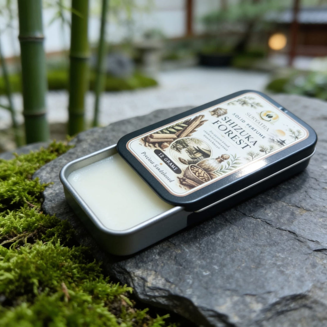 Shizuka Forest Solid Perfume by Suryatra