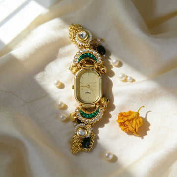 Emerald Pearl Royal Watch By Suryatra