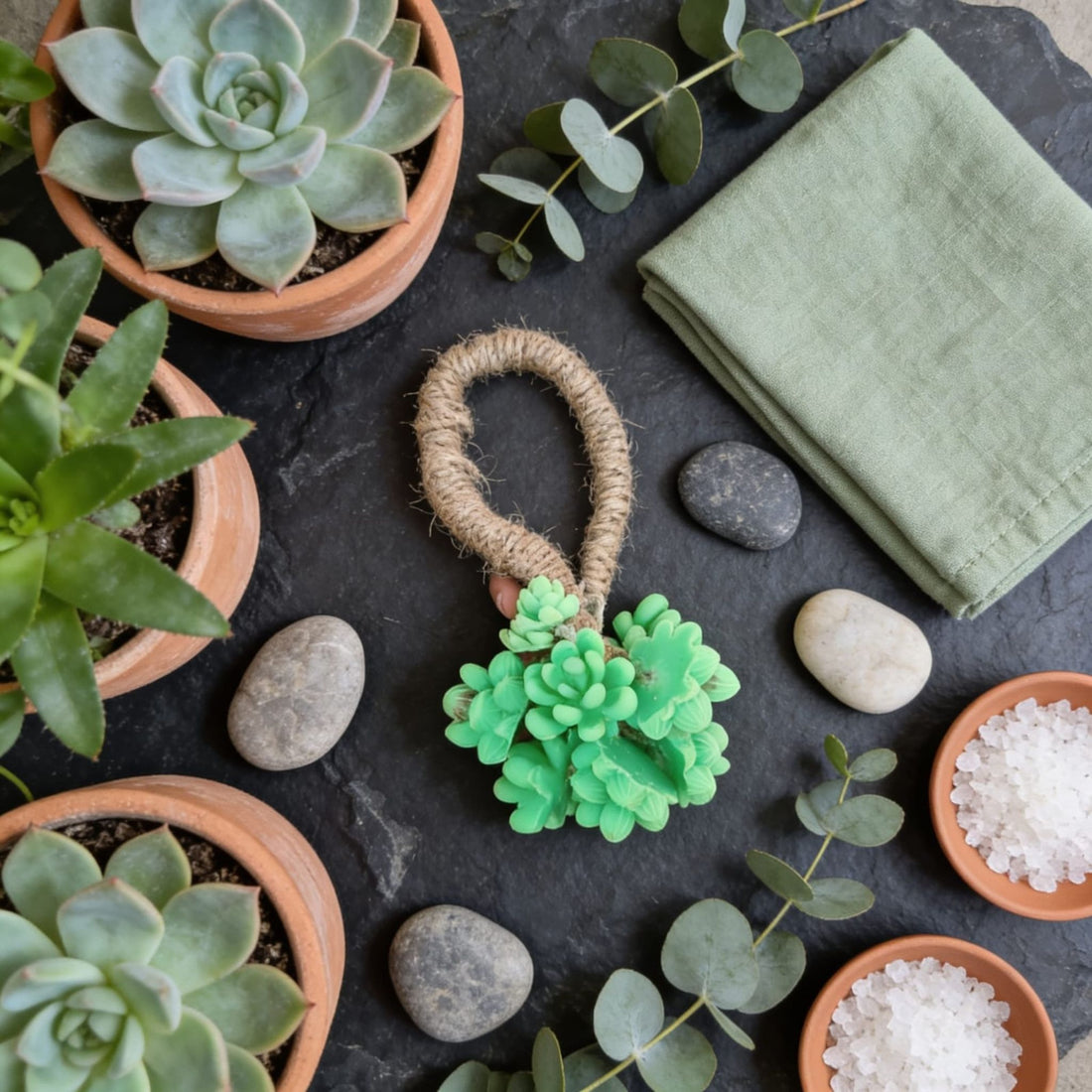Verdant Bloom Hanging Soap by Suryatra