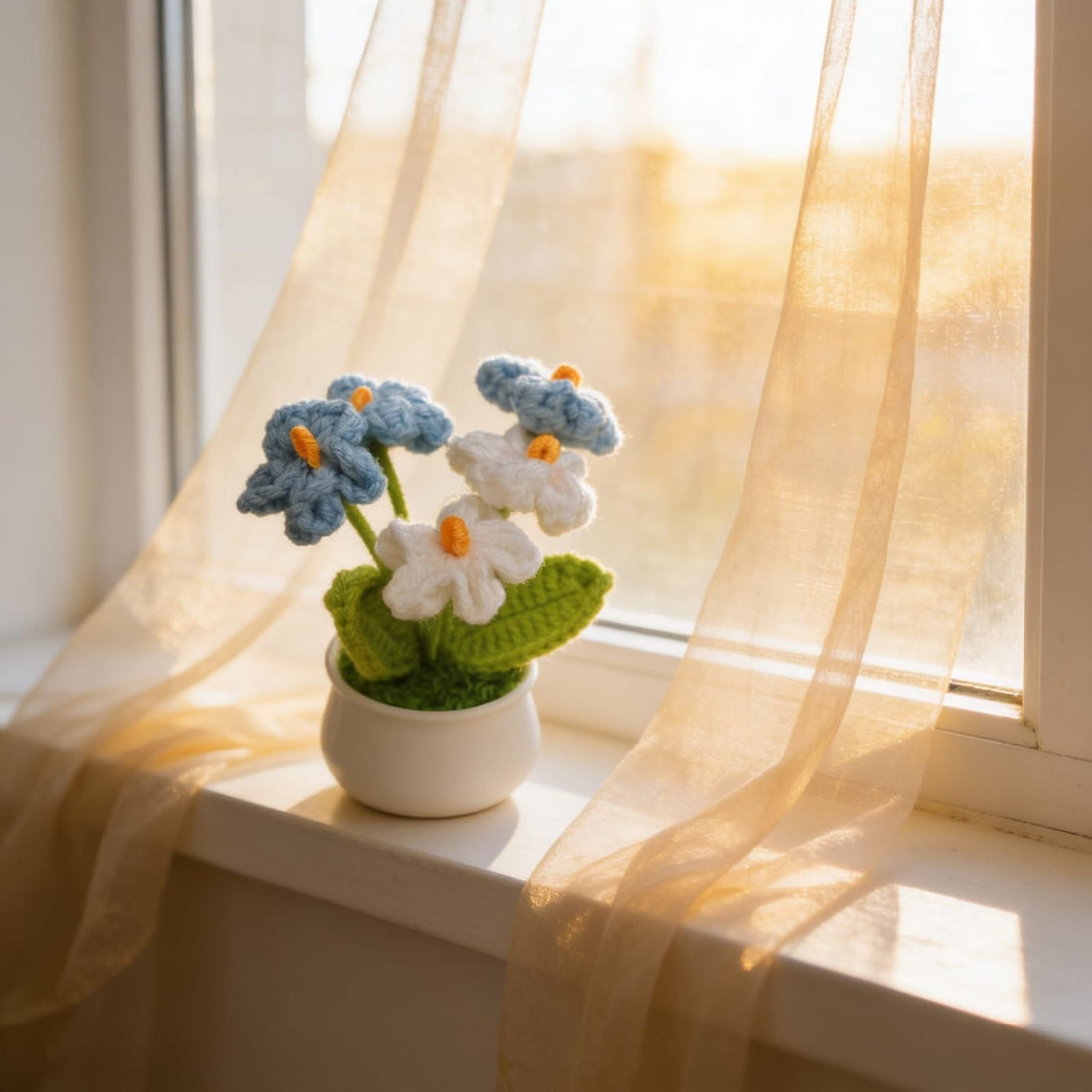 Blossom Breeze Crochet Flowers by Suryatra
