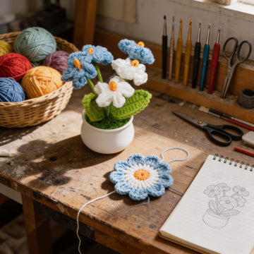Blossom Breeze Crochet Flowers by Suryatra