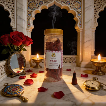 Rose Dhoop Cones by Suryatra