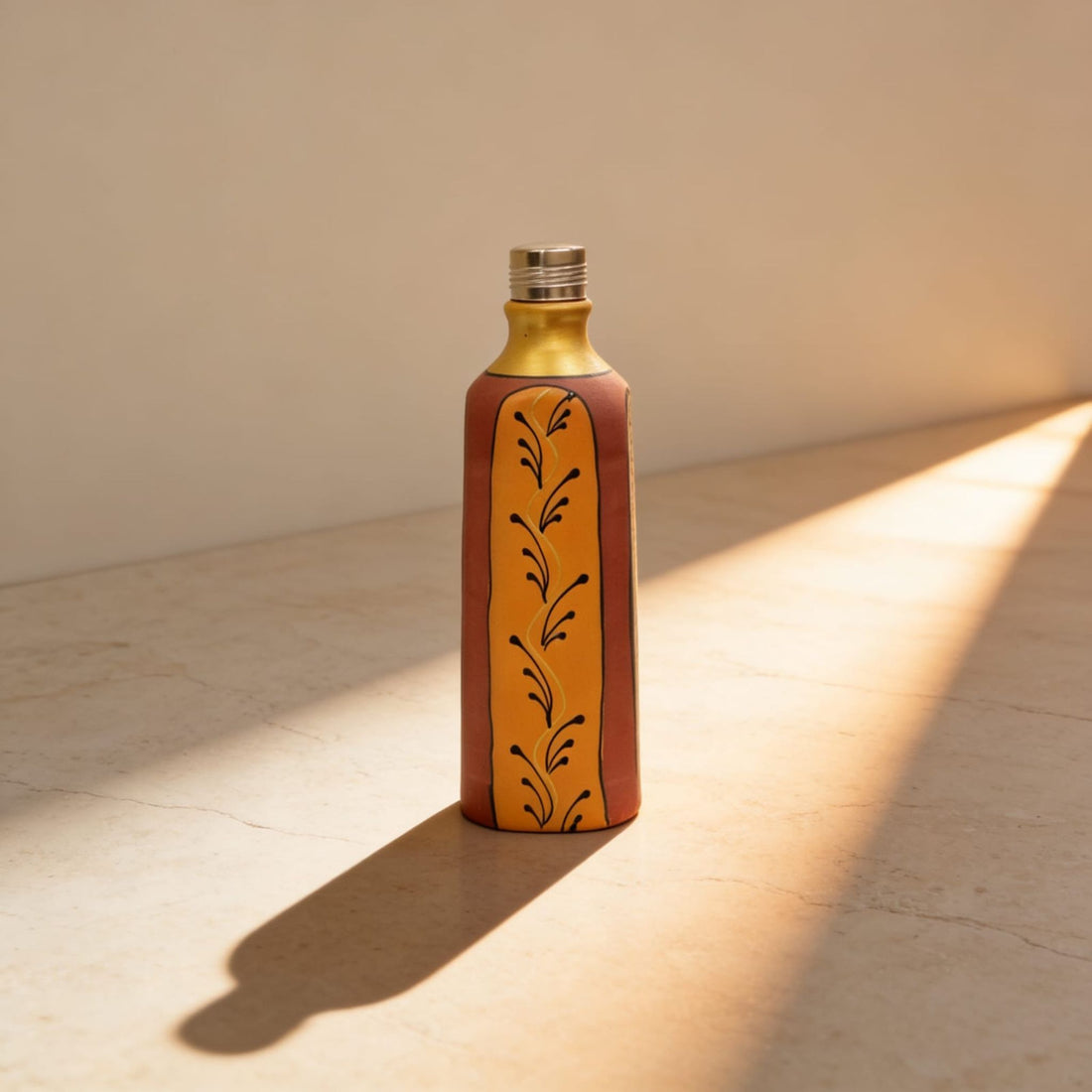 Golden Vine Artisan Bottle by Suryatra