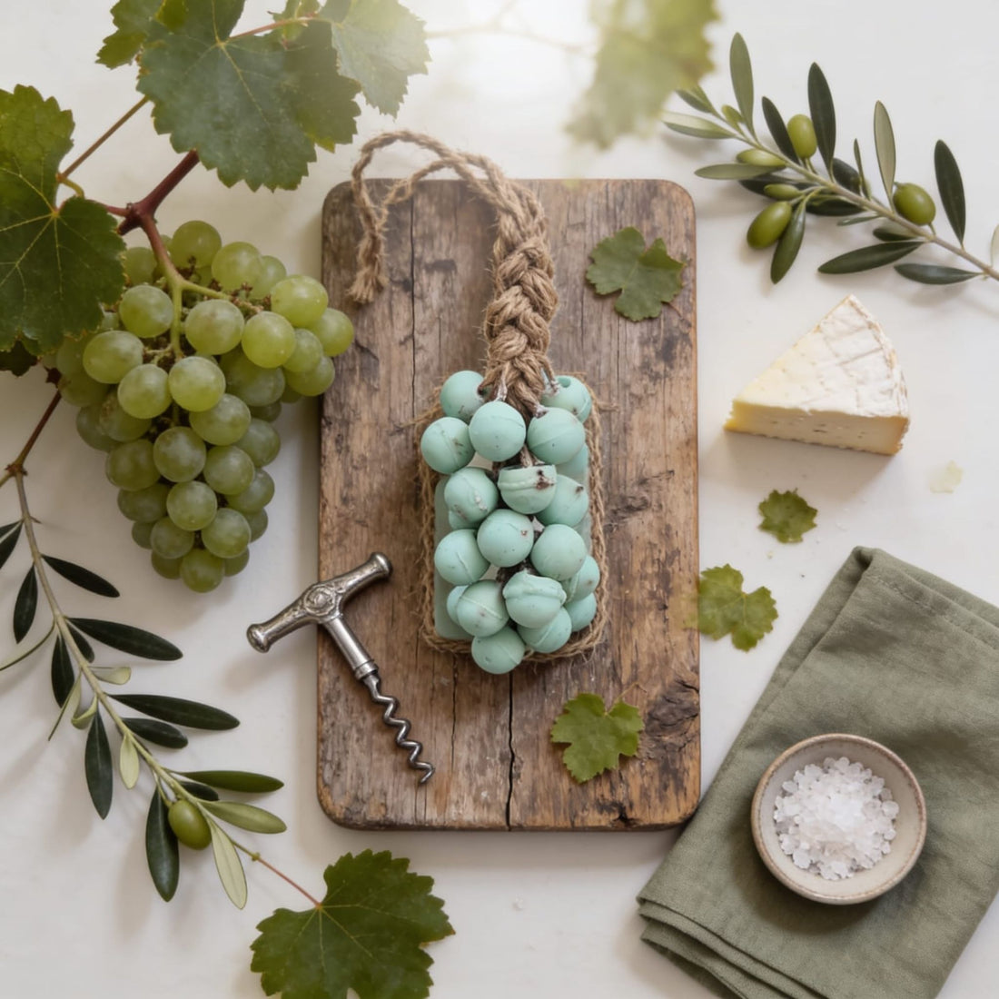Celeste Mint Hanging Soap by Suryatra