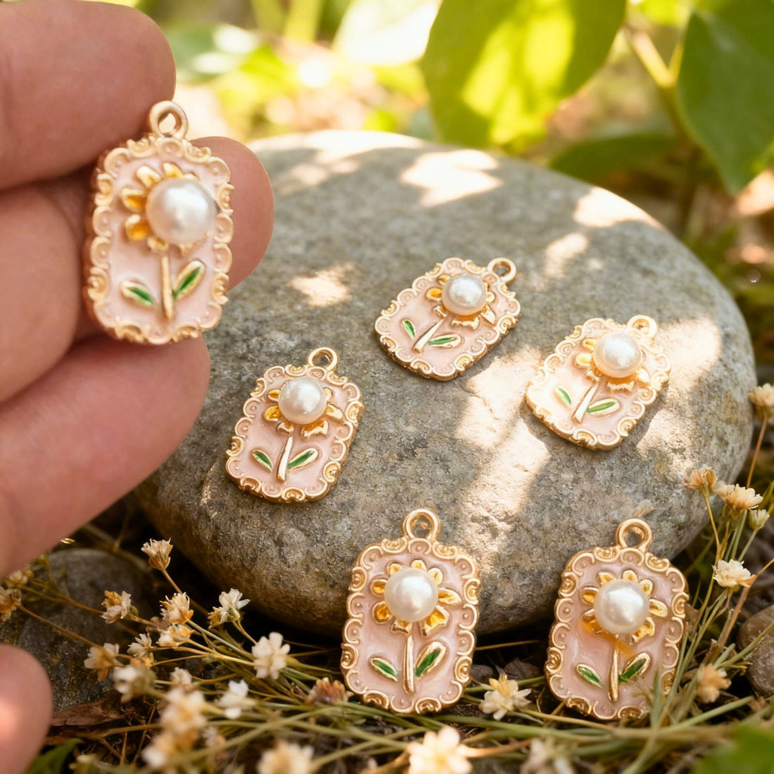 Bloom Pearl Pendant by Suryatra