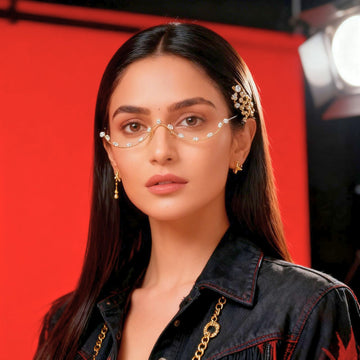 Royal Crystal Facelets Tiara Eyewear by Suryatra