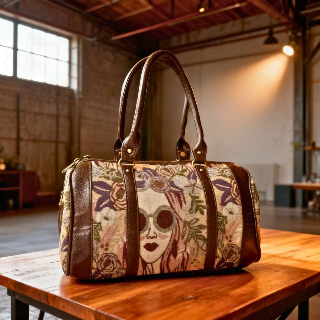 GYK Duffel Bag floral patterns by Suryatra