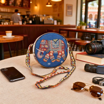 Jaipur Heritage Elephant Sling Bag by Suryatra