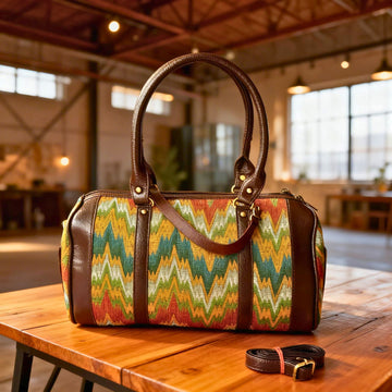Desert Zigzag Nomad Duffel Bag by Suryatra