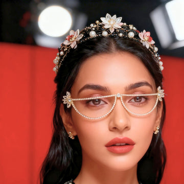 Crystal Facelets  Embellished Designer Eyewear by Suryatra