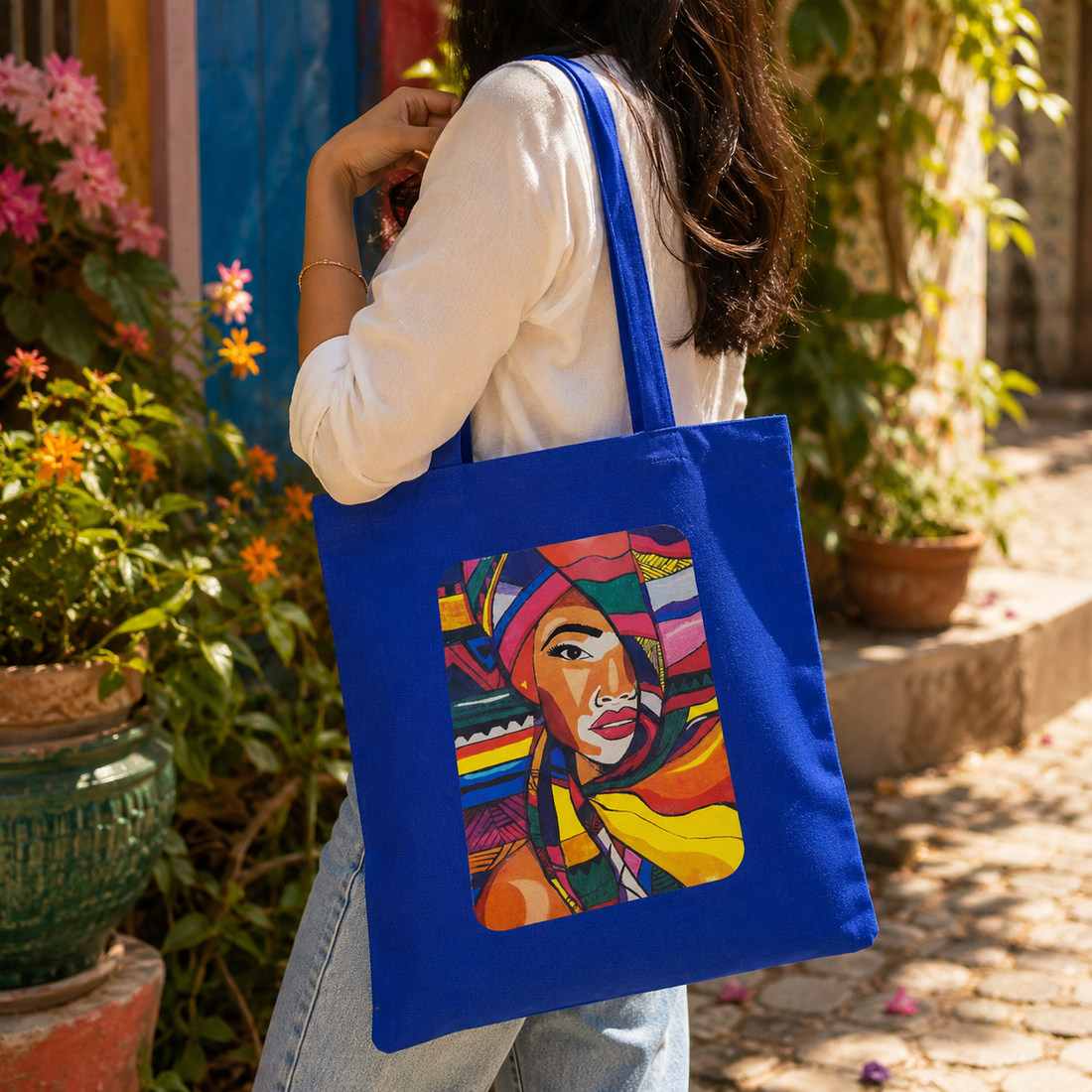 Vibrant Muse Tote Bag by Suryatra